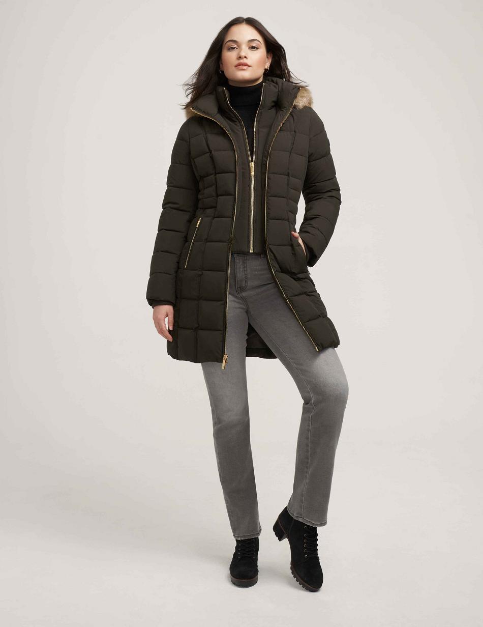 Vêtements D'extérieur Anne Klein Encapuchonné Puffer Coat   | LGD-0292880